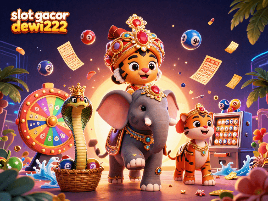 Game slot gacor dewi222 penuh aksi dengan karakter unik dan elemen kasino menarik.