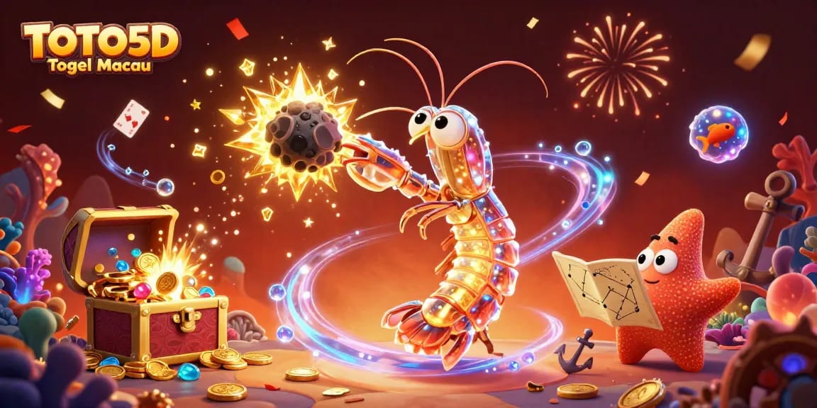 Menyaksikan aksi seru TOTO5D Togel Macau dengan mantis udang galaksi dan harta karun laut yang berlimpah.