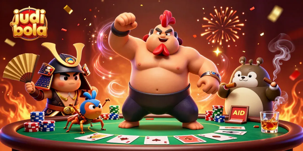 Mengamati judi bola pada ilustrasi 3D menampilkan karakter unik dalam suasana taruhan yang meriah.