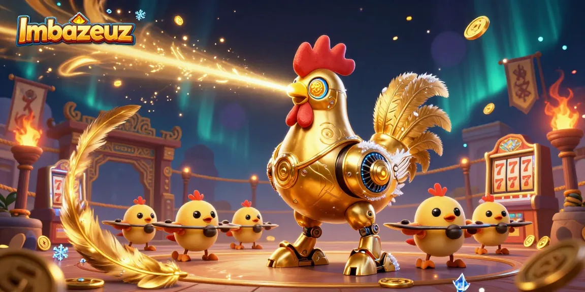 Memenangkan jackpot di Imbazeuz dengan robot ayam emas dan drone anak-anak imut di arena tempur