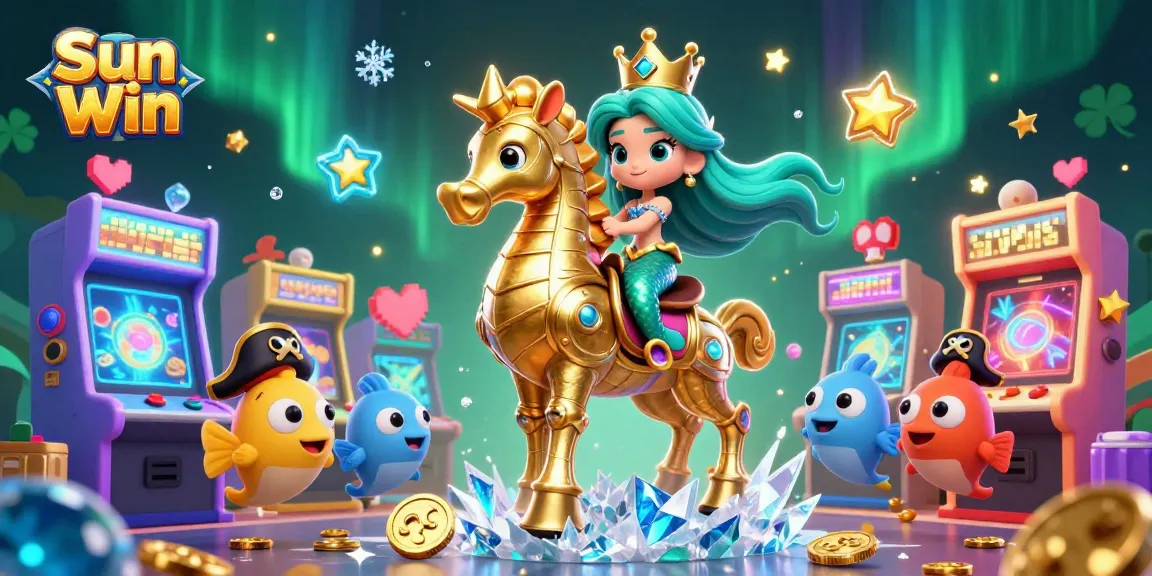 Join the thrilling adventure of Sun Win with colorful characters and dynamic casino elements.