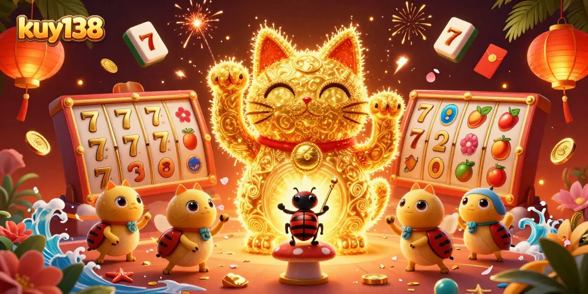 Menangkan jackpot dengan kuy138 saat bermain slot yang melibatkan kucing hoki berkilau.
