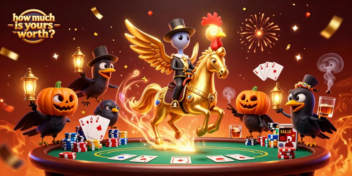 Engage in thrilling casino adventures with how much is yours worth? featuring festive characters.