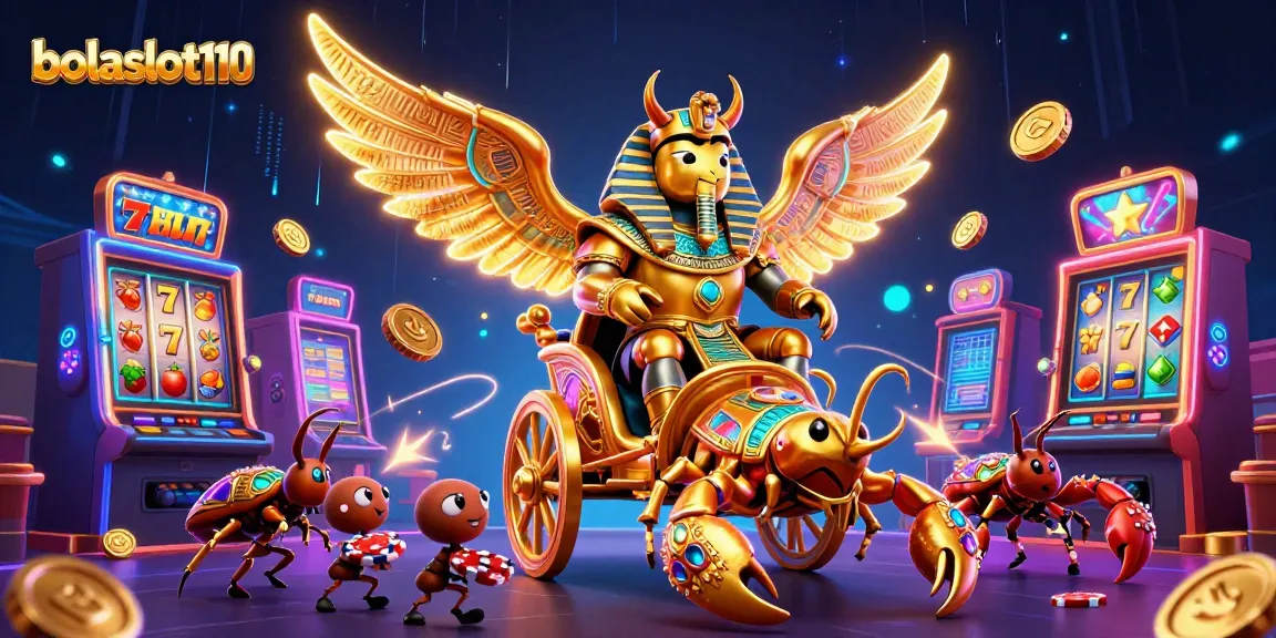 Experience the thrilling slots action with bolaslot110 on a vibrant casino adventure featuring mystical elements.