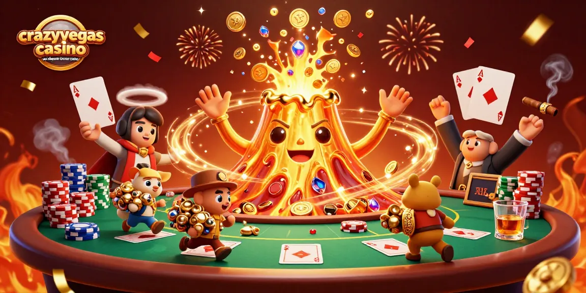 Experience exciting offers with crazyvegas casino no deposit bonus codes in this vivid casino illustration.