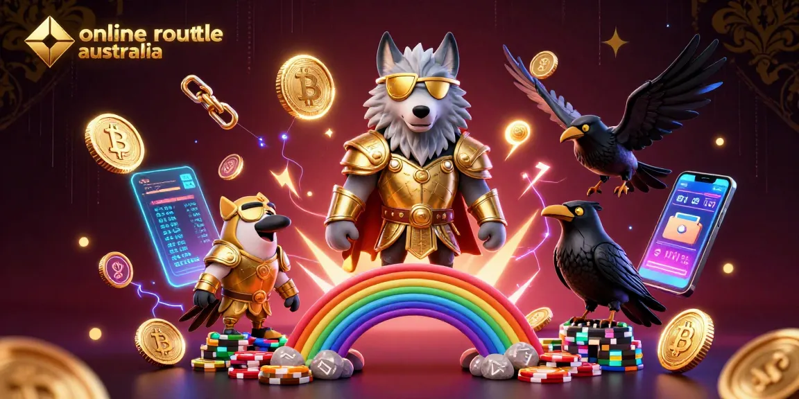 Engage with online roulette Australia in a vibrant 3D casino scene featuring Norse mythology characters.