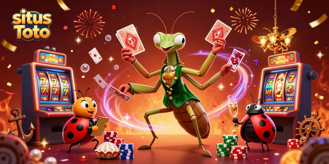 Experience the exhilarating thrill of situs Toto with dynamic slot machines and vibrant casino elements.