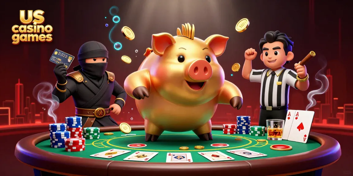 Play exciting us casino games with lively 3D characters and vibrant gaming elements.