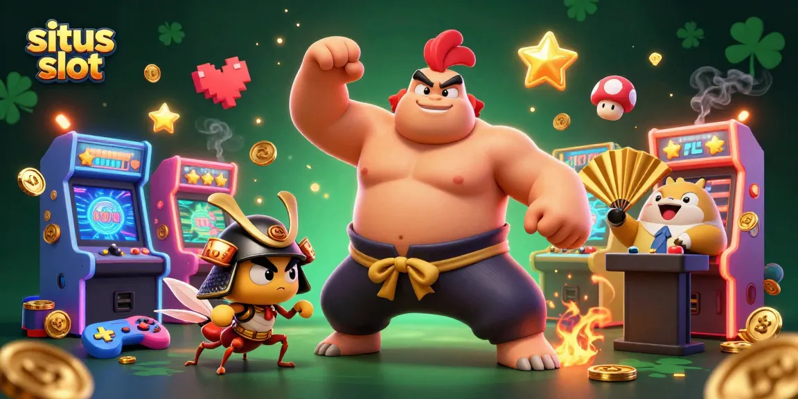 Menghadapi situs slot, simbol keberuntungan terlihat di permainan kasino dengan elemen 3D yang menarik